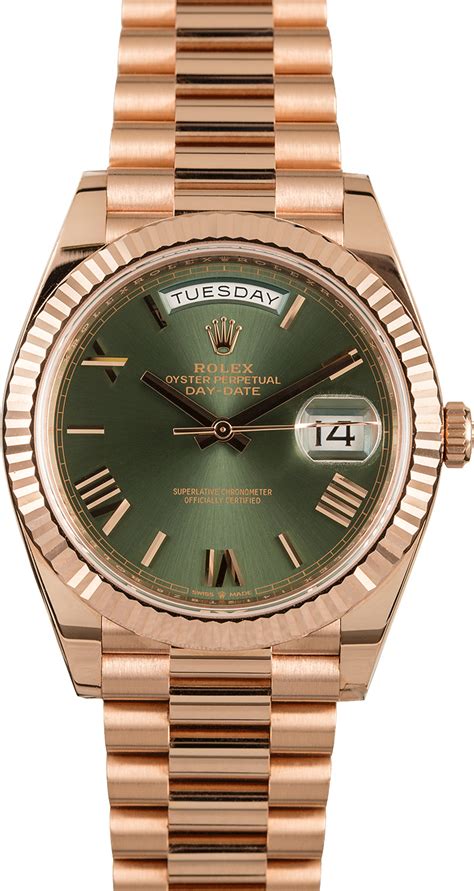 rolex rose gold 40mm president|bob's Rolex rose gold.